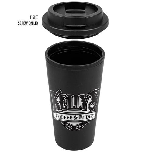 Custom Recycled Coffee Grounds Eco-Friendly Travel Mugs (17 Oz.)