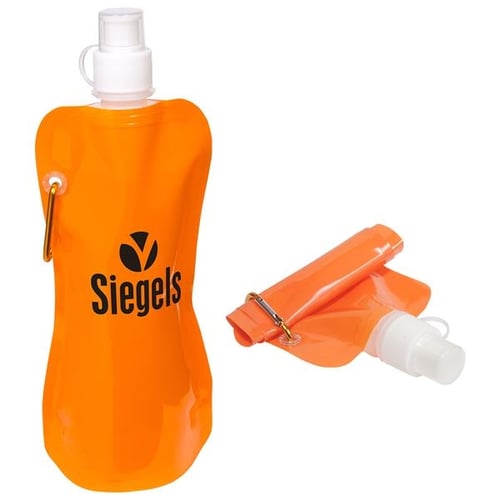 Flex Foldable 16 oz Water Bottle with Carabiner