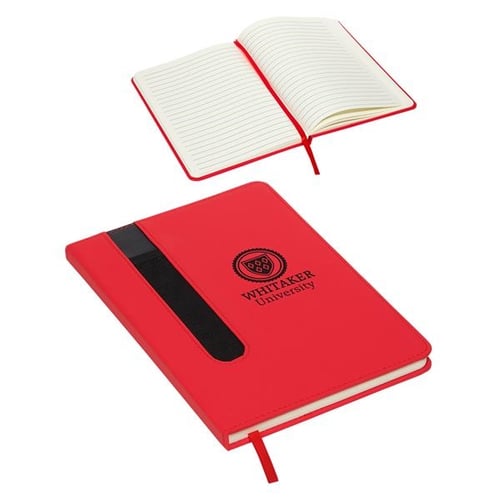 Logo Soft Cover Journals with Elastic Pen Holder
