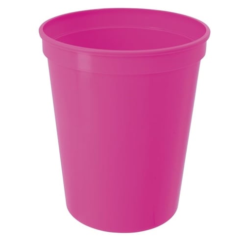 Queekay 120 Pack 16 oz Plastic Cups Reusable Stadium Cups 6 Colors
