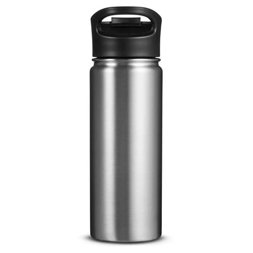 Water Bottle | 17 fl oz (500 ml ) | White Stainless Steel