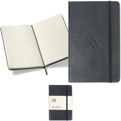 Moleskine® Hard Cover Squared Large Notebook