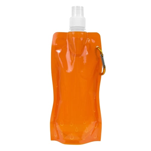 BW3879 - 600ml Collapsible Water Bottle with Carabiner Clip