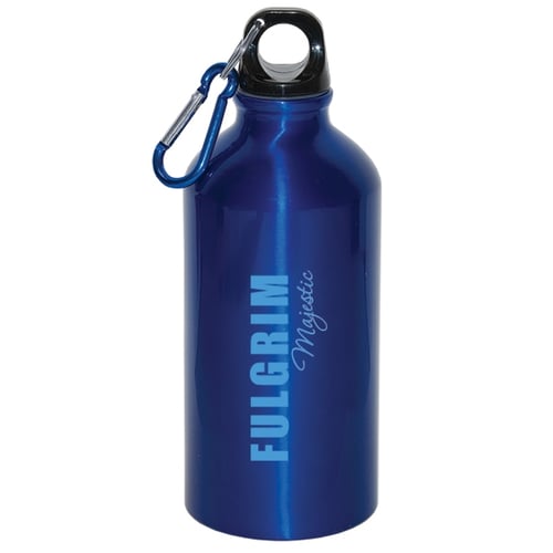 500ml Aluminum Sport Water Bottle With Carabiner, Great For