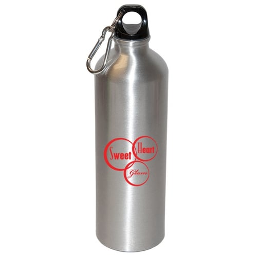 750 mL Aluminum Water Bottle with Carabiner