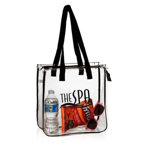 Clear Stadium Tote with Your Logo