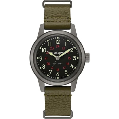 Custom Leather Military Watch Strap