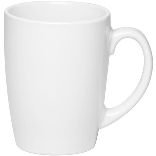 12 oz White Latte Mug