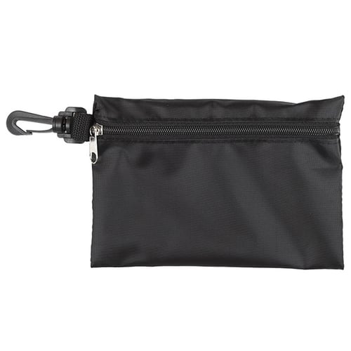 Advertising Milos Large Zipper Storage Pouches with Plastic Hook