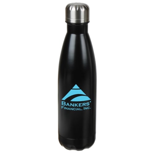 Ford Stainless Steel 17 Ounce Water Bottle Blue With Ford Script Logo -  FD203515