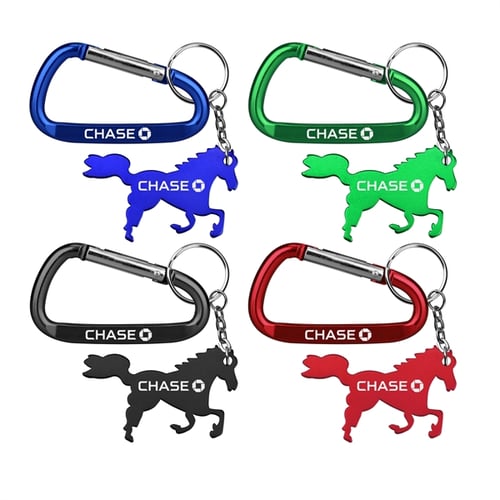 Dog Tag Carabiner Key Chain