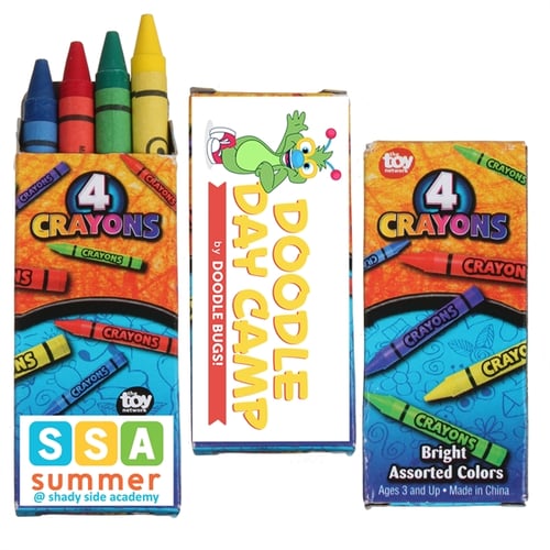 4 Pack Crayons  EverythingBranded USA