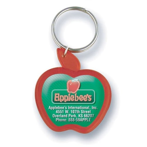 Apple Shaped Acrylic Key Tag