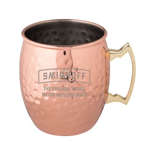 Copper Moscow Mule Mug with Logo