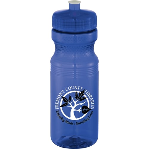 Custom Easy Squeezy Crystal 24oz Sports Bottle