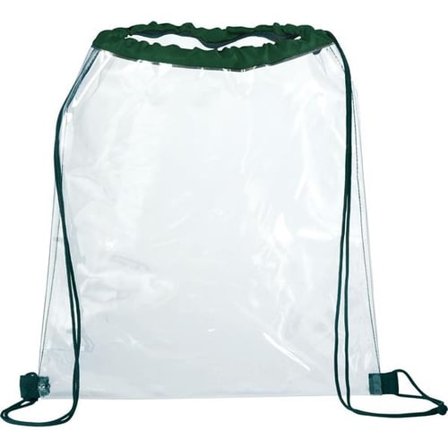 Clear PVC Drawstring Backpack