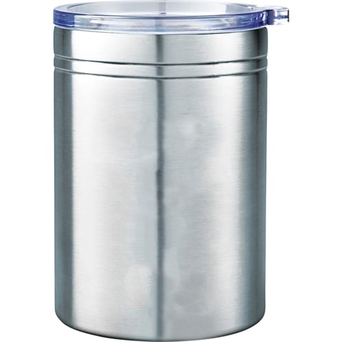 OGGI Stainless Steel & Glass Store & Pour Canister Small 30 Oz