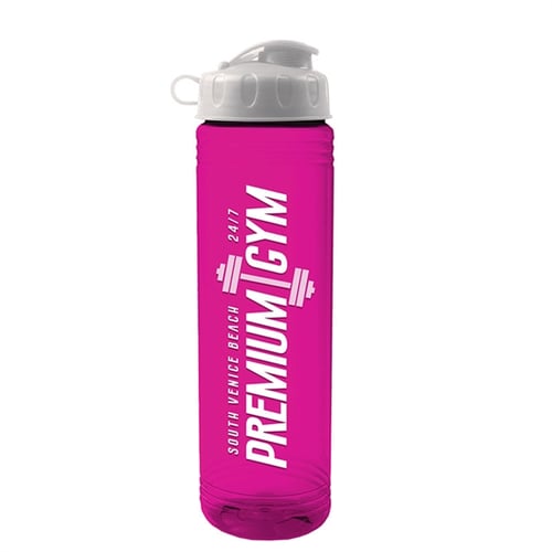 24 oz. Slim Fit Water Bottles With Flip Lid