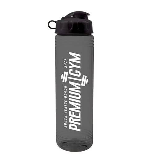 Promotional Water Bottles 24 oz. Slim Fit Water Bottle with Flip Lid Sample