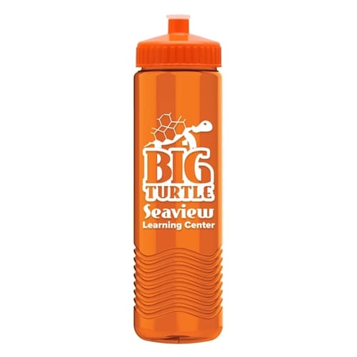 24 Oz Slim Fit Water Bottle With Push-Pull Lid with your logo