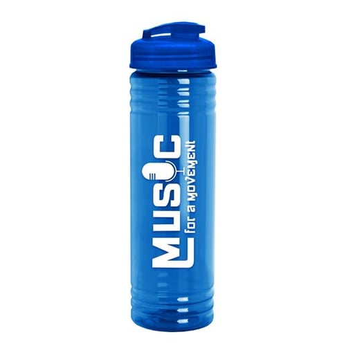 24 oz. Slim Fit Water Bottles With Flip Lid