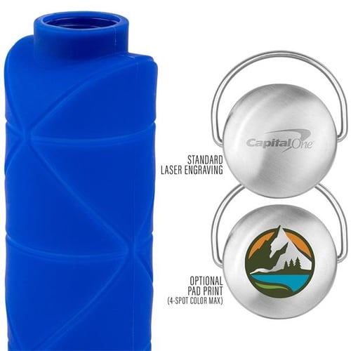 Customizable Logo BPA-free 360ml Leakproof Borosilicate Glass Water Bottle  with Silicone Sleeve and Carrying Handle