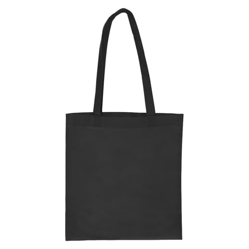 Canvas Tote Bag, Blank Black Tote Bag Mockup, Woman Model