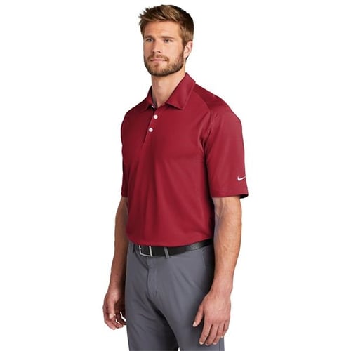 Nike dri fit store mini texture polo