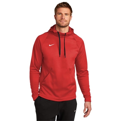 Promotional Customized Nike Therma-FIT Pullover Fleece Hoodie W- Screen Print 7.4 oz