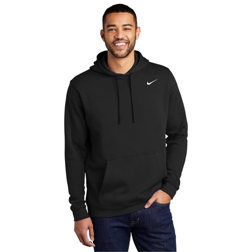 Nike Club Fleece Pullover Hoodie w/ Screen Print 8.2 oz