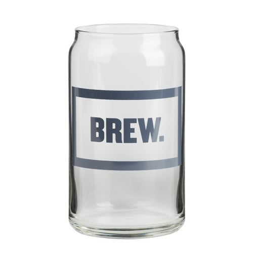 Branded Can Shaped Glass