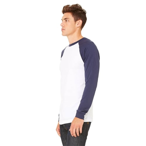 Men's Jersey Long-Sleeve Baseball T-Shirt