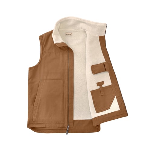 Concealed Carry Canvas Vest XL Tall / Brown