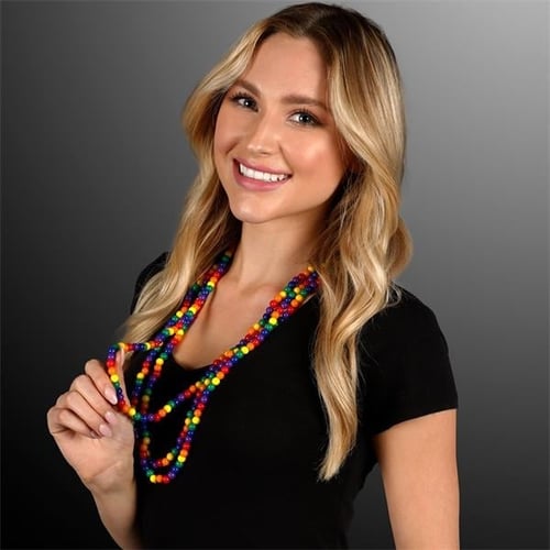 Rainbow Beads Necklace (NON-Light Up)