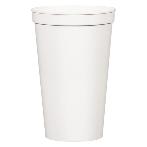 Custom Printed 32 oz. Plastic Stadium Cup-Blank