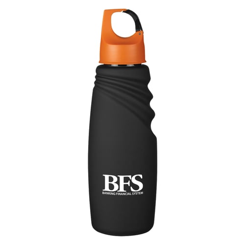 Custom 24 oz. Carabiner Clip Sports Bottles