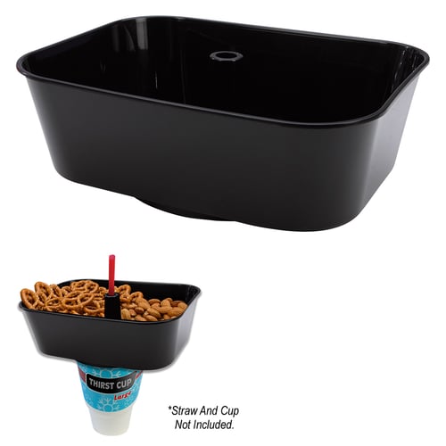 Acrylic Grub Tub  One-Handed Drink & Snack Solution with Straw $3/Eac – RP  and Associates