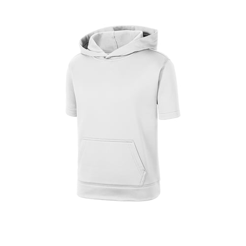 Sport-Tek Youth Sport-Wick Fleece Short Sleeve Hooded Pullover, Product