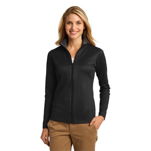 Port Authority Ladies Vertical Texture Full-Zip Jacket, Product