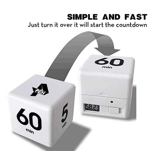 Ticktime Cube: Flip to Start Countdown & Manage Your Time