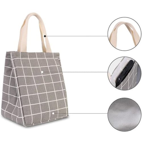 600D Polyester Tote Bag w/Zipper