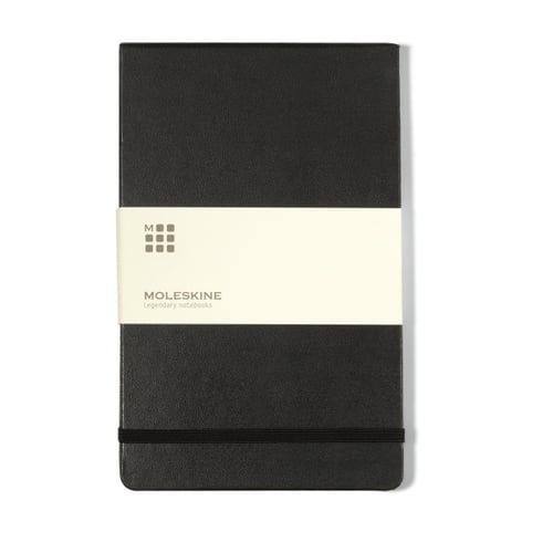 Moleskine (R) Hard Cover Ruled Large Reporter Notebook