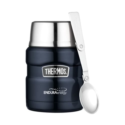 Thermos(R) Stainless King(TM) Food Jar with Spoon - 16 Oz.