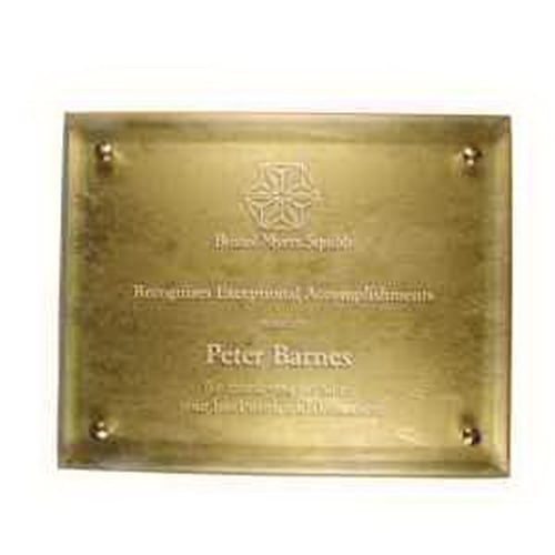 Plaque metal