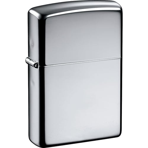 Classic High Polish Black Windproof Lighter