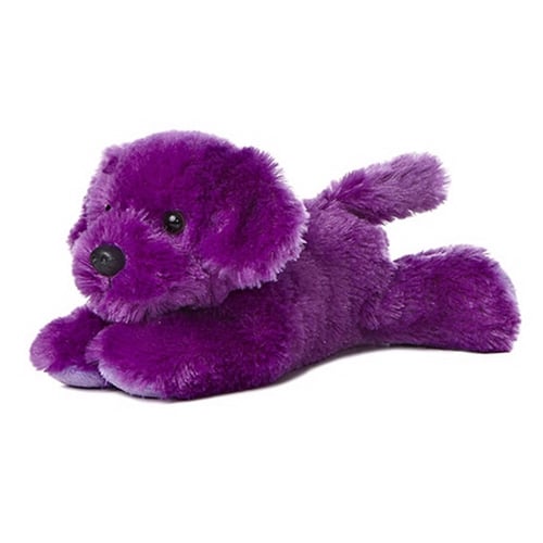 purple dog stuffed animal