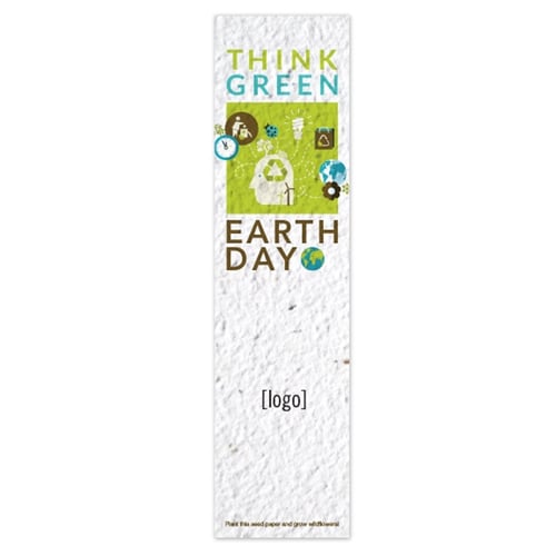 Seed Paper Plantable Seed Paper Bookmark Little Green Paper Shop