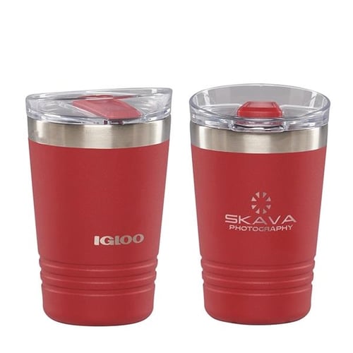 Custom Igloo 12 oz. vacuum insulated tumbler personalized with