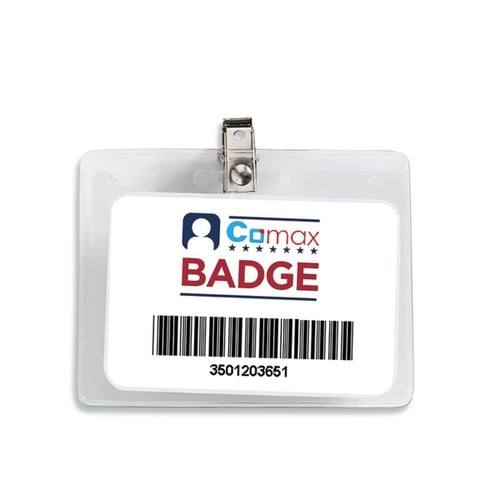 Custom ID Badges with Vinyl Holder