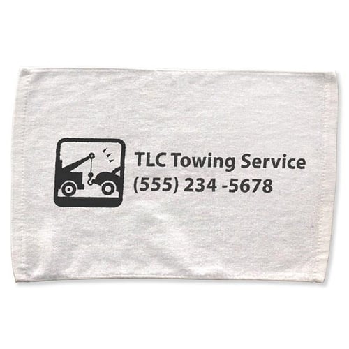 White Rally Towels | Wholesale - 11 x 18 White Rally Towels